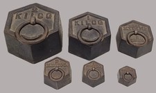 Lot de 6 poids hexagonaux en