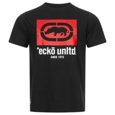 T-shirt Ecko Unltd.Ghost Noir/Rouge Taille XXL Homme Neuf et Authentique