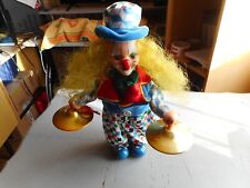 Ancien clown à clé automate jouet cymbales giftoys  ne fonctionne pas