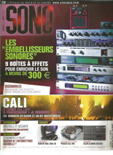 SONO MAGAZINE N°336 CALI / JENIFER / 9 MULTIEFFETS ECO. / LYRE WASH MARTIN MAC