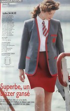 PATRON VESTE BLAZER  FEMME TAILLE 34 38 42  PRIMA 10.88