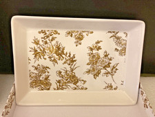 Plat rectangulaire décor