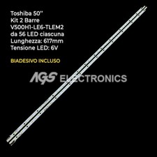 BAR 56 BANDES LED TV LED TOSHIBA V500H1-LE6-TLEM2 50E580F V500HJ1LE8