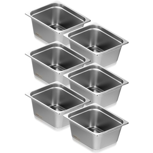 Vevor 6pcs bac gastronorme - 6pcs,