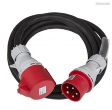 Rallonge électrique triphasée, 5G6 mm², TETRA, 40 mètres.