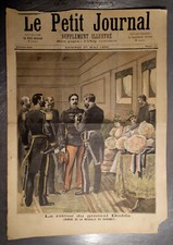 LE PETIT JOURNAL 131 Medaille DAHOMEY Général DODDS tableau ROYBET  1893
