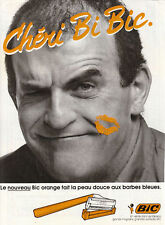 Publicité ancienne rasoir chéri Bi  BIc 1982 issue de magazine