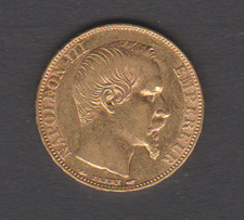 Pièce 20 Francs Or - Napoléon III - Tête nue 1854A voir scan