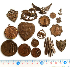 Lot ancien ornement medaille - lot,