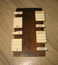 Ancien Compteur de points Jeu de cartes Bridge..