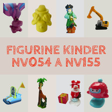 Figurine Kinder : NV054 A NV155 - Avec BPZ