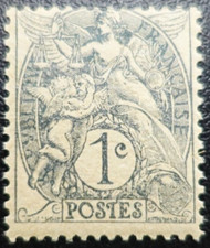 BLANC N°107e type IB ARDOISE