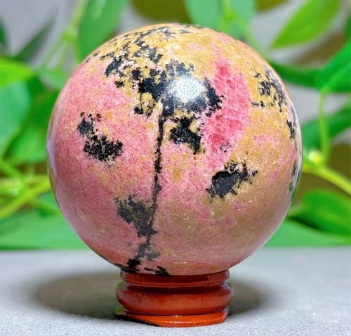 Sphère rhodonite rose - rhodonite,