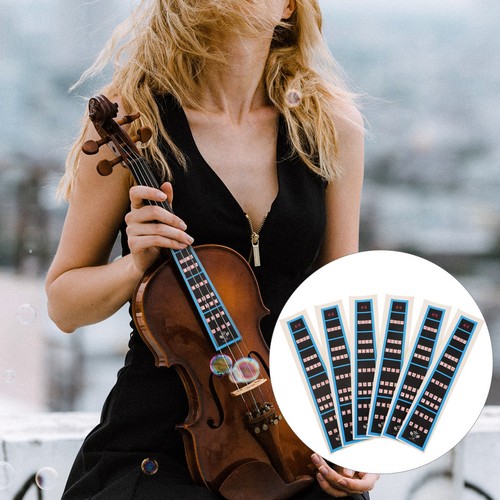 6pcs stickers violon - 6pcs,