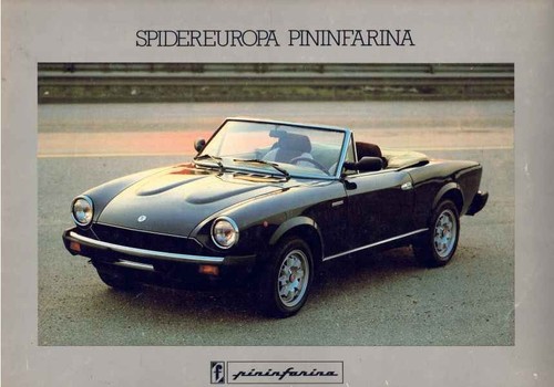 Brochure pininfarina spider - brochure,