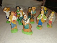 Lot de 10 anciens santons