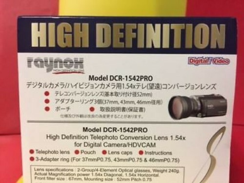 Raynox dcr 1540 1541 1542 - raynox,