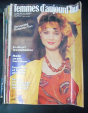 Femmes d'aujourd'hui N° 22 1983 Mode vintage Couture Patron femme tailleur blanc