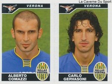 654 COMAZZI GERVASONI ITALIA HELLAS VERONA STICKER CALCIATORI 2005 PANINI