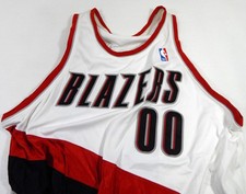 Maillot De Jeu Émis Par Les Portland Trail Blazers D'Amal McCaskill #00 Blanc 2