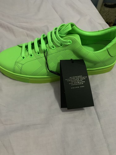 Zapatilla verde fluor burberry - zapatilla,