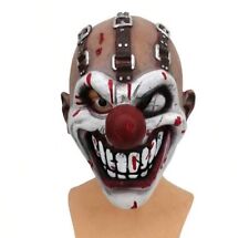 Masque Halloween Kill Scream Masque De Clown Nez Rouge Crâne Pour Fête En Latex