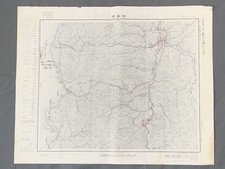 Carte de Shizuoka Izu 1960