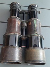 WW1 Jumelles Officier époque Guerre 1914-1918 ORIGINAL optique OK cuir HS