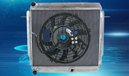 Alu radiator fan for toyota - radiator+fan,