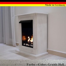 Ethanol Firegel Cheminee Camino Madrid Premium Granit gris +21 pièces ensemble