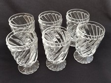 Lot 5 verres bambou baccarat 