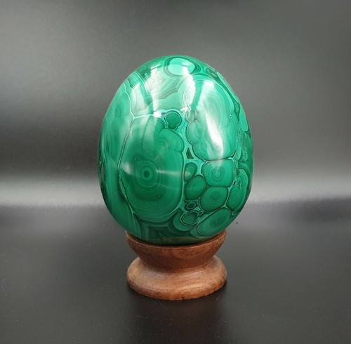 Oeuf malachite polie - oeuf,