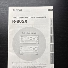 Onkyo Integra R-805X Tuner