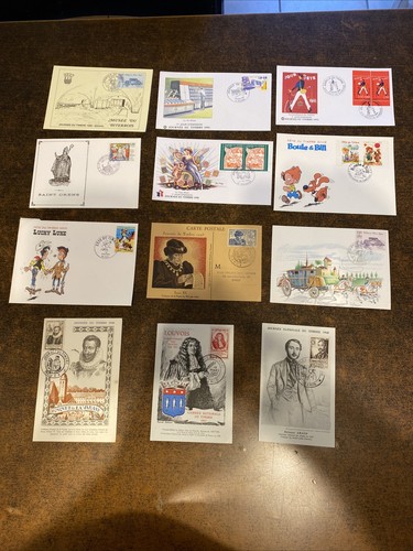 Enveloppes premier jours - 12,