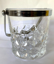 Joli seau à glaçon, à glace, cristal d'Arques…taille moyenne