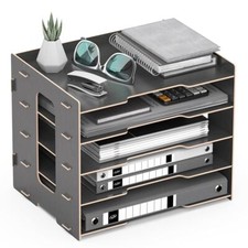 Corbeille a Courrier Rangement Papier/Documents Bureau