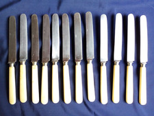 12 COUTEAUX anciens lame acier