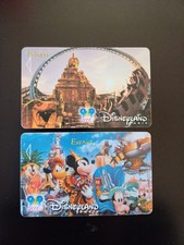2 pass Disney Disneyland Parade + Temple an 2000 verso PARC 00/03 TTB
