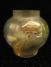 ANCIEN VASE BOULE VERRE