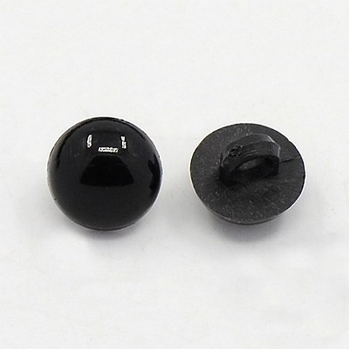 Boutons tige noir - boutons,
