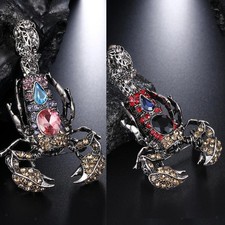 Broche vintage en cristal