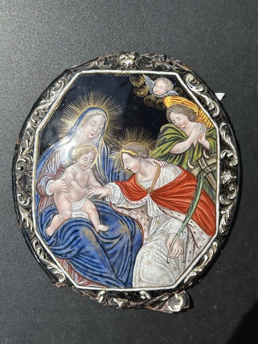 Plaque ovale mariage mystique - plaque,