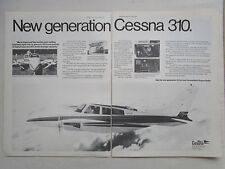 5/1975 PUB CESSNA AIRCRAFT FLUGZEUG AVION CESSNA 310 NEW GENERATION ORIGINAL AD