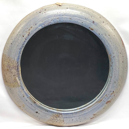 Grand miroir grès pyrité - grès,