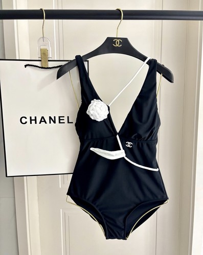 Chanel black one piece - chanel, one-piece