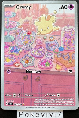 Carte pokemon cremy 152 - carte,