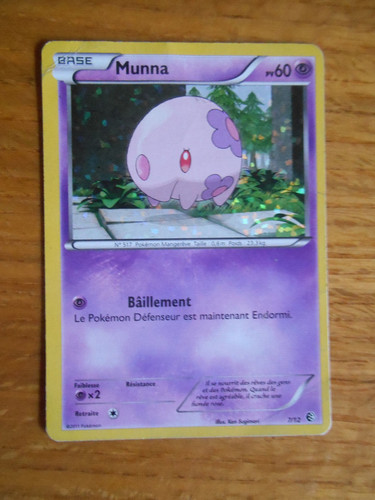 Carte pokémon holo munna - pokémon,