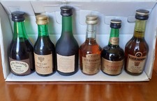 6 mignonnettes bouteilles