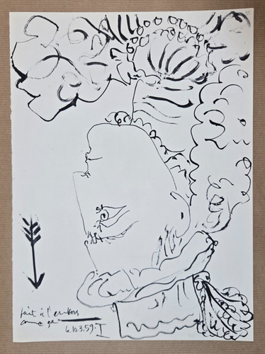 Lithographie noir blanc - lithographie,