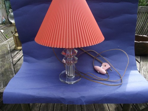 Lampe chevet cristal - en,